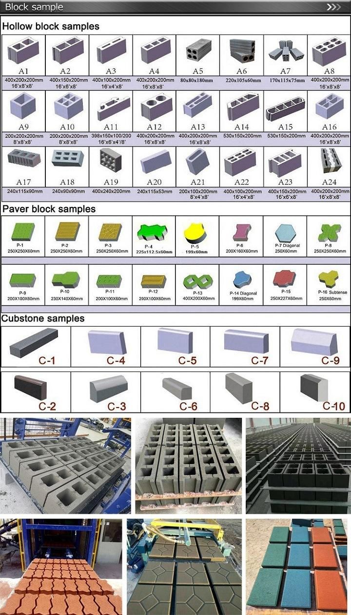 Qt5-15 Automatic Brick Machine Concrete Block Machine