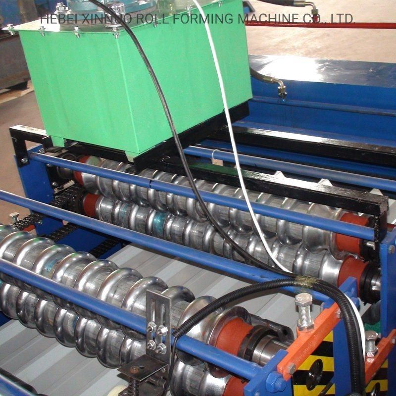Ibr Color Steel Metal Roofing Sheet Double Layer Roll Forming Machines