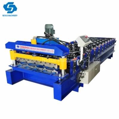 Tr40 Steel Roofing Panel Making Machine Roof Sheet Roll Forming Machine Export to Peru