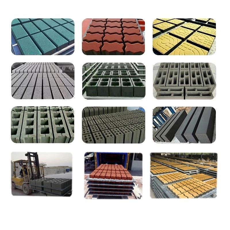 Qt5-15 Auto Ciment Homemade Bricks Making Full Set Machinery Industrial Paver Block Manufacturing Machine