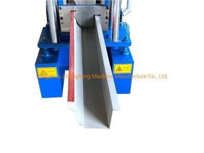 Metal Rain Gutter Profile Cold Rolling Forming Machine /Aluminium Gutter Profile Making Machine