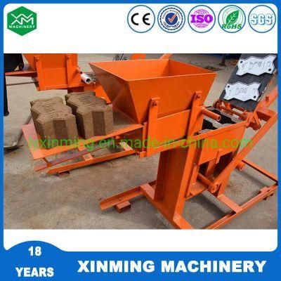 Wide Used Xm2-40 Clay Interlocking Brick Machine Stabilised Solid Block Making Machine with Isq