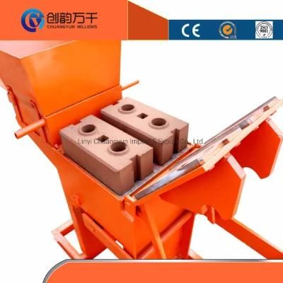 Qmr2-40 Manual Lego Clay Soil Brick Making Machine Prices Earth Block Machine