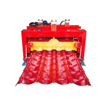 Construction Materials Double Deck Roof Tile Making Machinery
