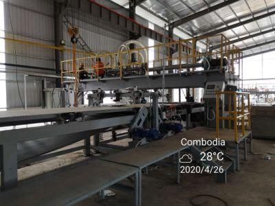Fire Resistant Heat Insulated 4-30mm Fiber Cement Board Making Equipment Machinery Line