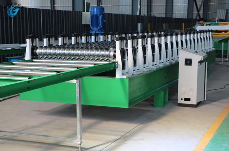 Granary Plate Corrugated Sheet Roll Forming Making Production Line