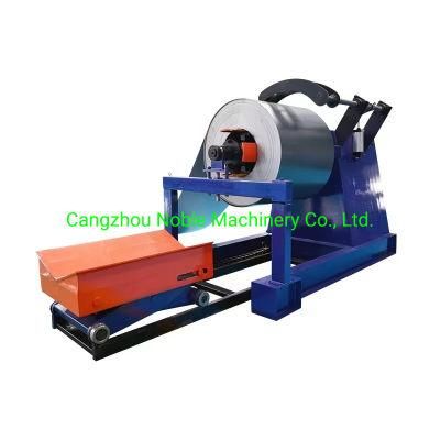 Factory Price Coil Sheet Uncoiler with Motor and Optional Hydraulic Trolley