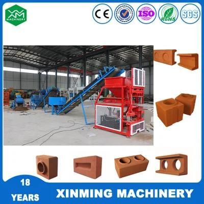 High Quality Xm2-10 Automatic Clay Soli Interlocking Lego Hollow Blocks Brick Making Machine with Competitive Price Made in China