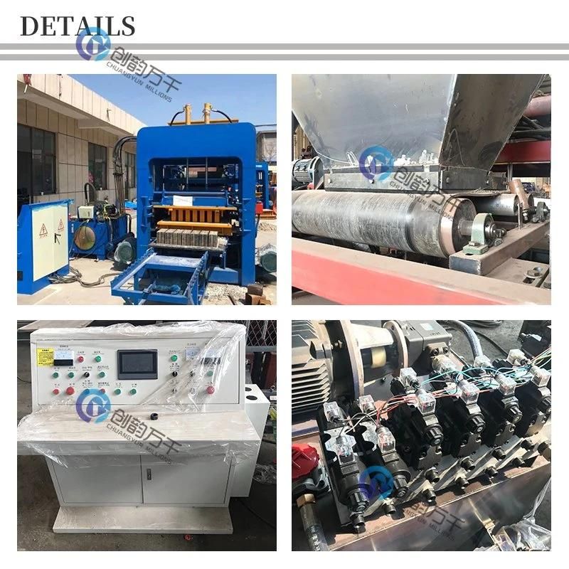 Fully Automatic Hollow Bricks Forming Paver Block Moulds Making Machinery (QT6-15)