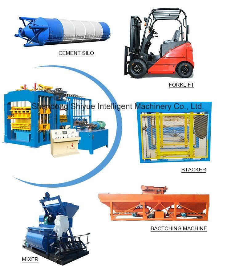 Qt10-15 Low Cost Automatic Cement Block Moulding Machine