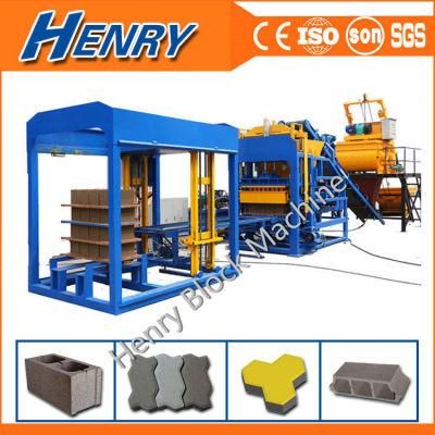 Qt8-15 Advanced High Quality Hydraulic Fully Automatic Hollow Concrete Block Making Machine Cement Paver Curbstone Machine Production Line 2022