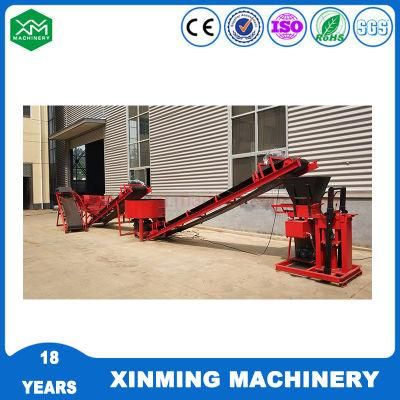 Low Investment Xm2-25 Hollow Clay Soil Earth Interlocking Block Making Machine for Small Factory