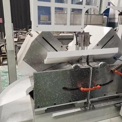 Aluminium Vinyl Cutting Machine Double Head Saw