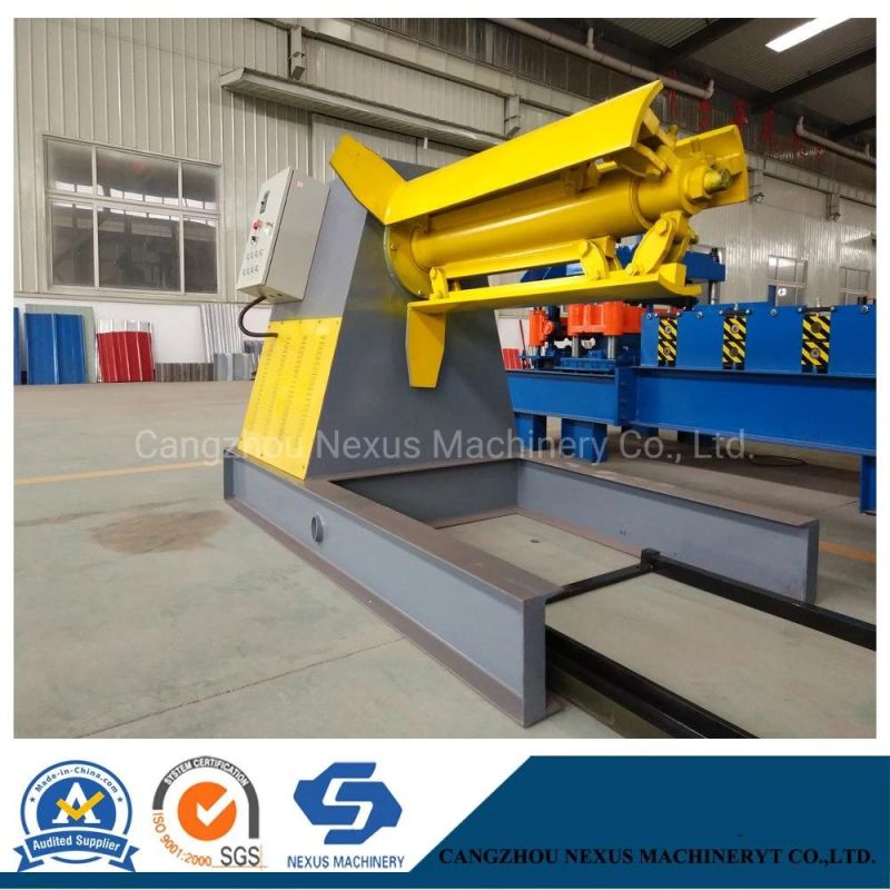 Russia Popular 5 Ton Automatic Metal Scaffold Sheet Electric Decoiler