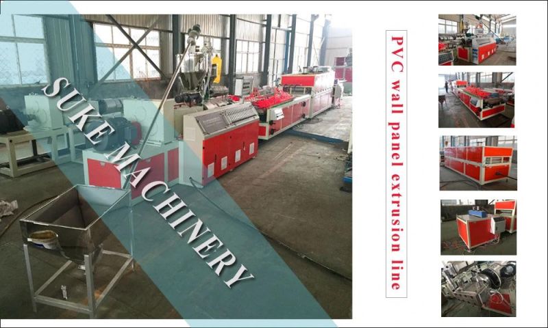 WPC PVC Wall Panel Ceiling Roofing Panel Extrusion Production Line