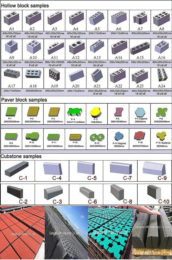 Hydraulic Concrete Paver Hollow Block Making Machine Price in Nigeria