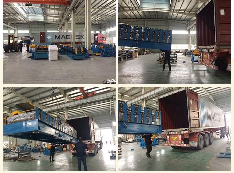 Ce Standard Color Coated Steel Tile Roof Roll Forming Machine