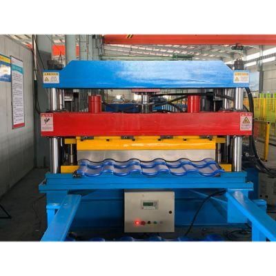 Aluminium Glazed Tile Metal Roof Sheet Roll Forming Machine