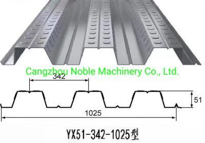 Decking Panel Sheet Rolling Machine Galvanized Steel Floor Decking Roll Forming Machine