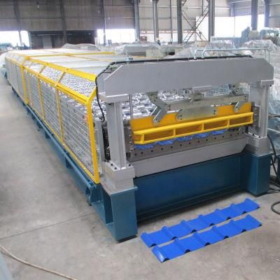 Factory Good Price PLC Control Automatic Roof Panel Wall Sheet Roll Forming Machine/Roof Making Machine/Trapezoidal Roof Making Machine