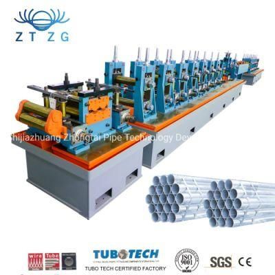 Ss 40 Od 8-50.8mm Round Stainless Steel Tube Mill Machine 10m/Min