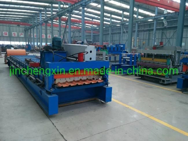 Color Steel Trapezoidal Roofing Sheet Making Machine