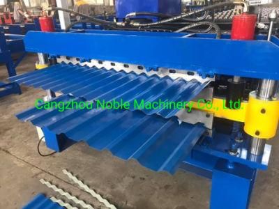 Double Layer Chromadek Sheet Roll Forming Machine Nexus Widedek Ibr Roofing Machinery to South Africa