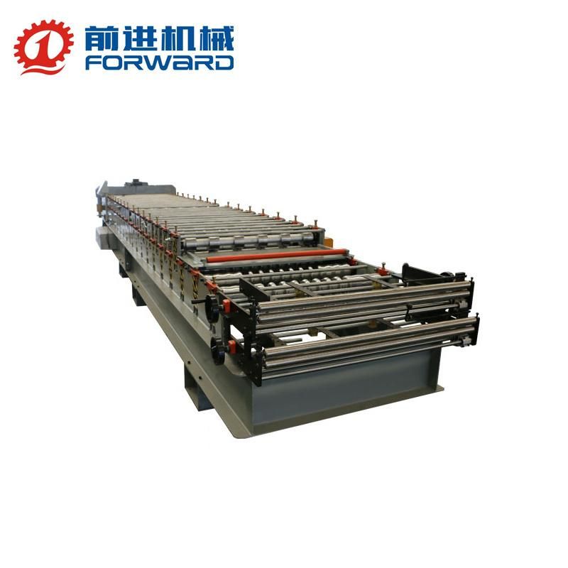 Panama Double Layer Metal Roofing Sheets Machine Roof Tile Making Corrugated Roll Forming Machine for Metal Deck Roofing