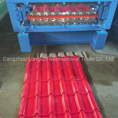 High Rib Roof Sheet Glazed Tile Roll Former Machine