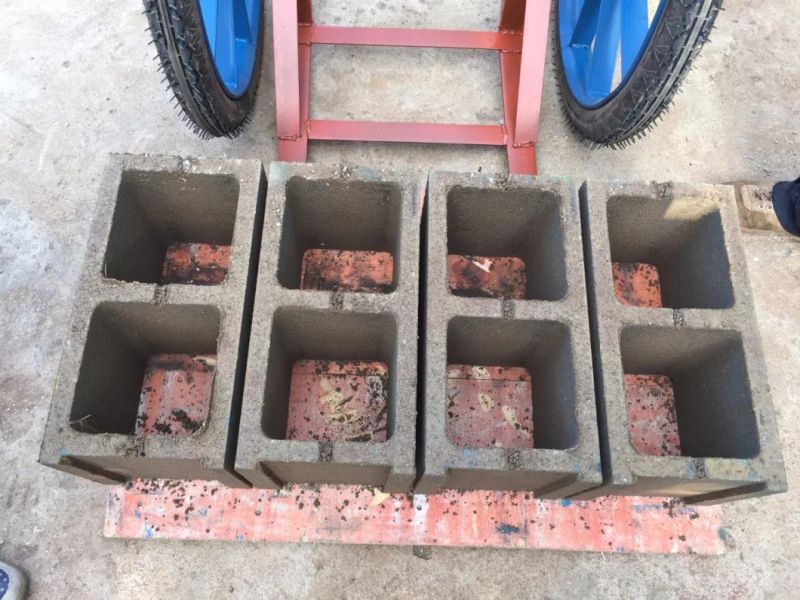 Qt40-1 Manual Cement Brick Making Machine Paver Block Moulding Machine