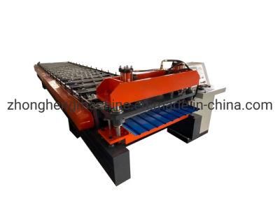 Colour Steel Metal Floor Roofing Roll Forming Machine From China.