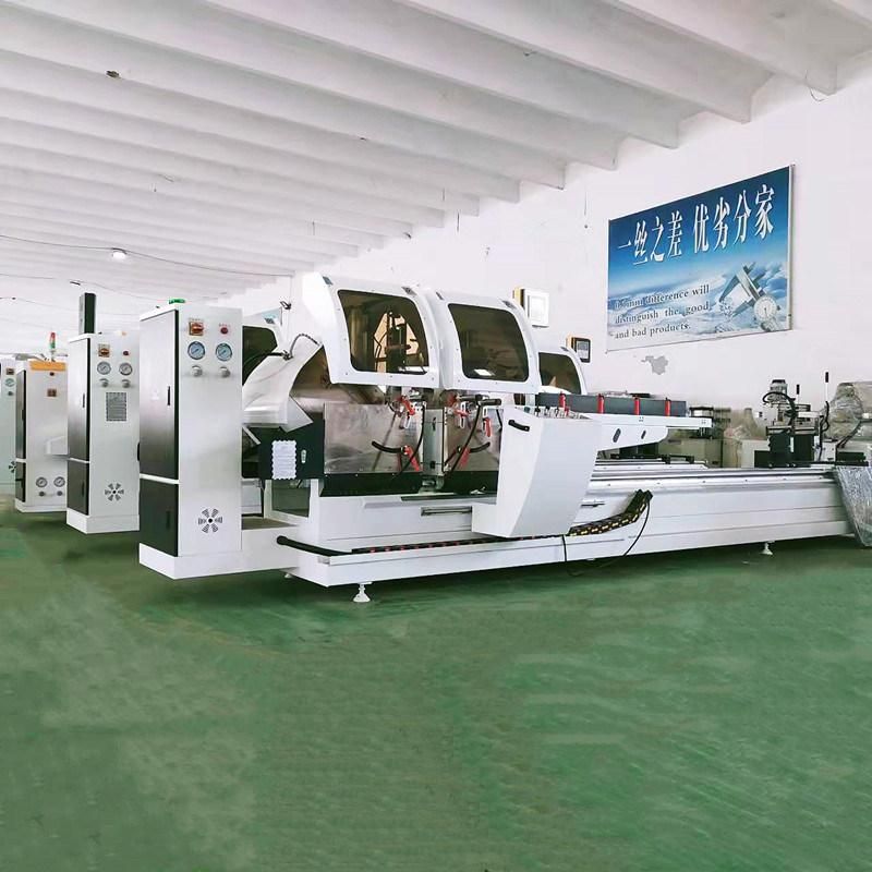 Window and Door Manufacturing Machine Cns Double Head Cutting Machine for Aluminum/UPVC Profile