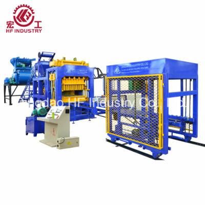 Qt12-15 Automatic Hydraulic Kerb Stone Cement Concrete Block Brick Making Machine
