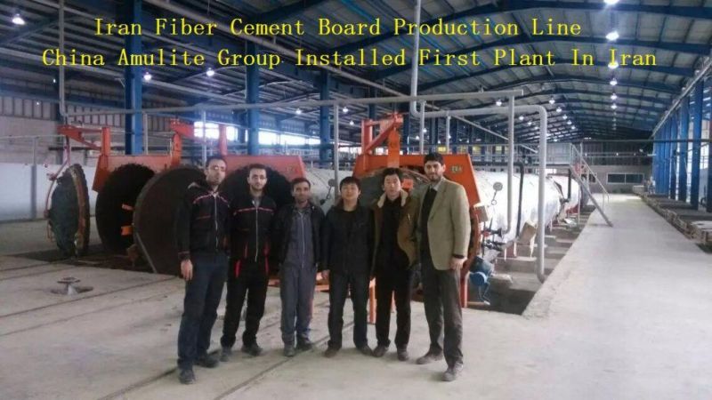 Fiber Cement Board Equipment Instruct Workers to Install on Site