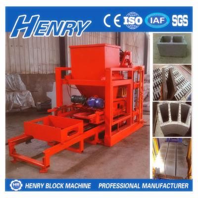 Qtj4-26c Semi-Automatic Building Material Feeding Concrete Block Making Machine