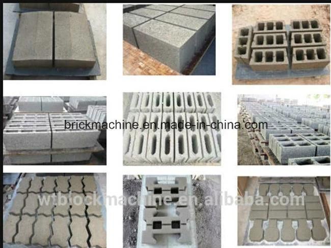 Qtj4-40 Simple Economical Block Cement Blocks Making Machine, Concrete Hollow Concrete Block Machine