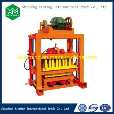 China Semi-Automatic New Brick Machine Manual Cement Hollow Block Molding Machine Sales