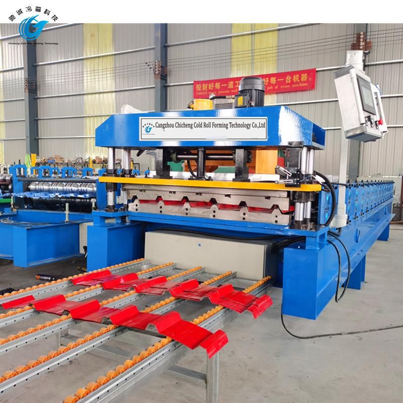 Chicheng Galvanized Steel Roof Sheet Roll Forming Machine