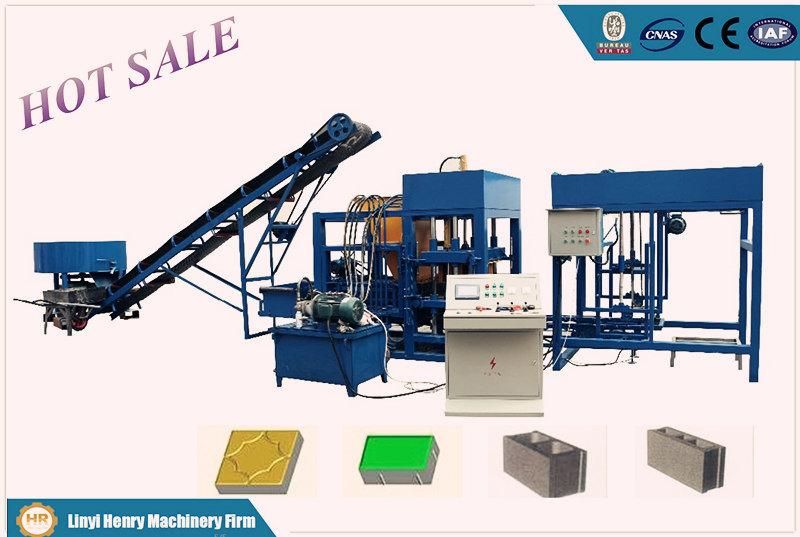 Qt4-18 Fully Automatic Block Moulding Machine Paving Blocks Hourdis Brick Making Machinery