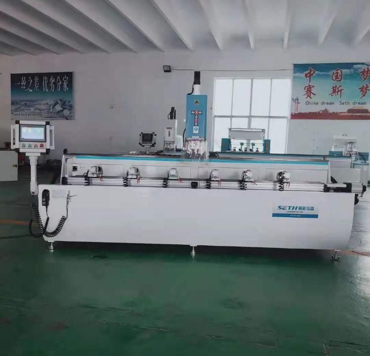 Skx 3+1-CNC-3000 Axis Aluminum Profile Drilling and Milling Machine/Aluminum Window CNC Drilling and Milling Machine Aluminum Window Machine PVC Window Machine