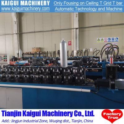 Ceiling T Grid Production Line Machine Professional Real Factory