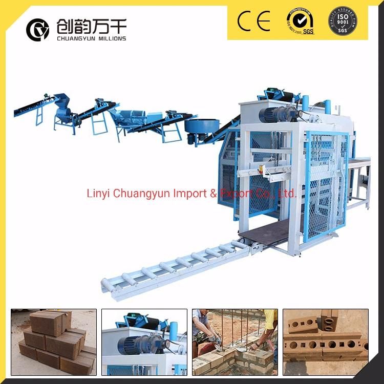 Cy10-10 Stabilized Soil Interlock Block Forming Machine in Nepal