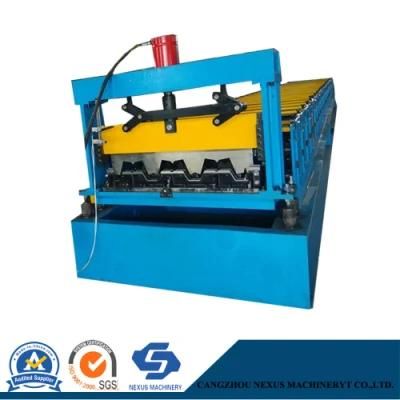 Profiled Steel Sheet Concrete Slab Plate Floor Decking Panel Roll Forming Machine with PLC Control System