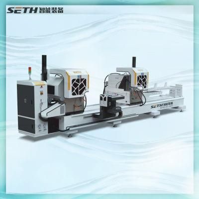 High Precision Aluminum Window and Door Making Machine Double Head Cutting Saw