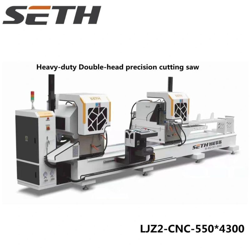 Double Head Cutting Saw PVC Door and Window Machinery