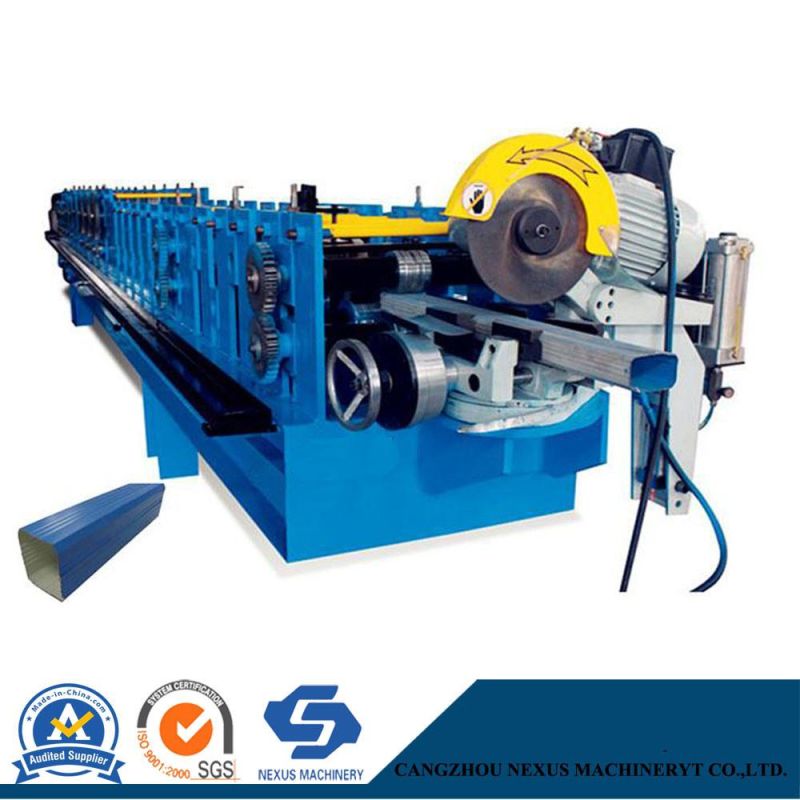 Valli Rain Water Downspout Steel Tube Downpipe Roll Forming Machine