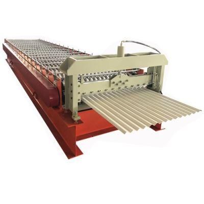 The Most Popular Roofing Sheet Tile Corrugating Iron Sheet Roll Forming Making Machine Cold Galvanizing Line Building Material