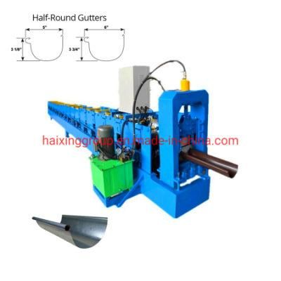 Canal Roof Steel Gutter Machine