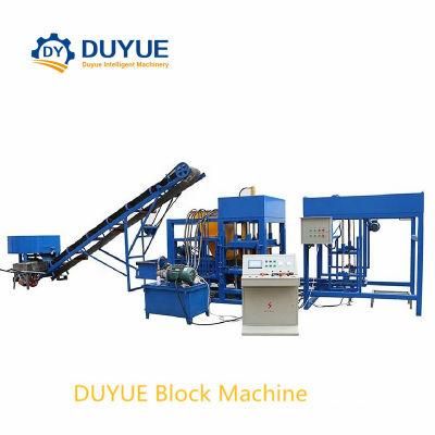 Qt4-15 Full Hollow Automatic Cement Stone Block Concrete Brick Making Machine Production Line