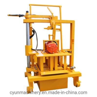 Qmy2-45 Small Mobile Concrete Cement Block Laying Machine Hollow Block Machine